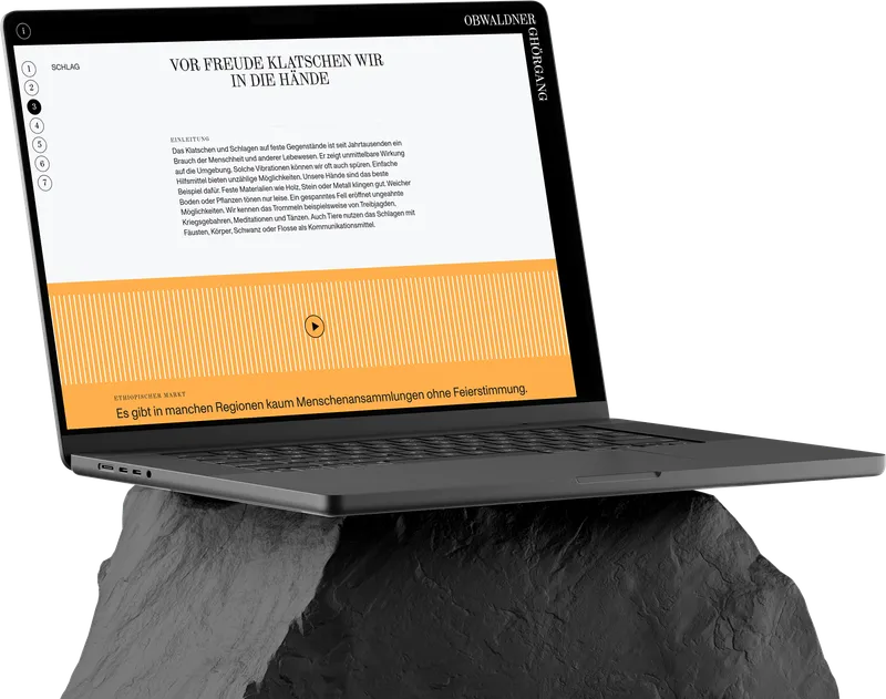 Screenshot von der Website Obwaldner Ghörgang